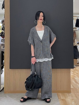 るんるんさん（レディース・168cm）の春コーディネート