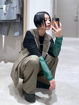 るんるんさん（レディース・168cm）の春コーディネート