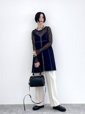 「アイテム（キャミソール）」を使った、るんるんさん（レディース・168cm・30代）の夏コーディネート