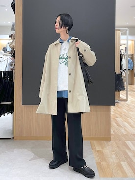 「GLOBAL WORK（グローバルワーク）のアイテム（パンツ）」を使った、るんるんさん（レディース・168cm）の春コーディネート