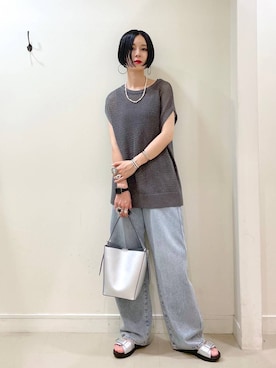 「アイテム（デジタル腕時計）」を使った、るんるんさん（レディース・168cm・30代）の夏コーディネート