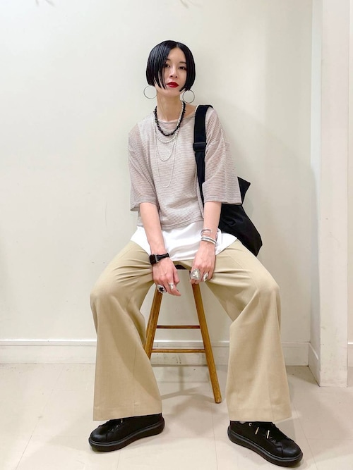 セール】お手入れラクラクセットアップ/ワイドパンツ/253482（その他