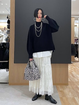 「アイテム（ワンピース）」を使った、るんるんさん（レディース・168cm・30代）の冬コーディネート