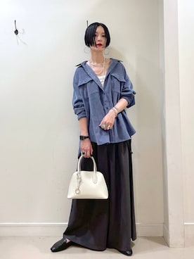 「アイテム（その他シューズ）」を使った、るんるんさん（レディース・168cm・30代）の秋コーディネート