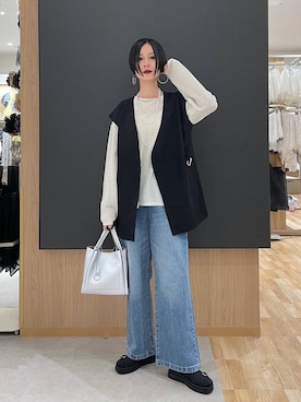 「GLOBAL WORK（グローバルワーク）のアイテム（シューズ）」を使った、るんるんさん（レディース・168cm）の春コーディネート