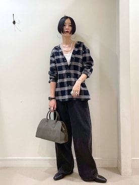 「アイテム（その他シューズ）」を使った、るんるんさん（レディース・168cm・30代）の秋コーディネート