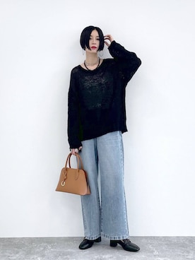 「キャミソール」｜るんるんさん（レディース・168cm・30代）の秋コーディネート