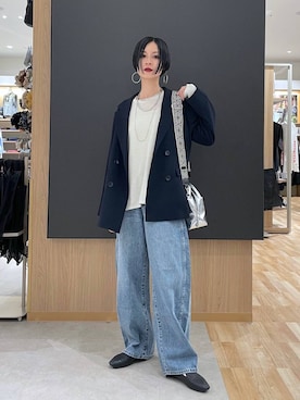 「GLOBAL WORK（グローバルワーク）のアイテム（財布/小物）」を使った、るんるんさん（レディース・168cm）の春コーディネート