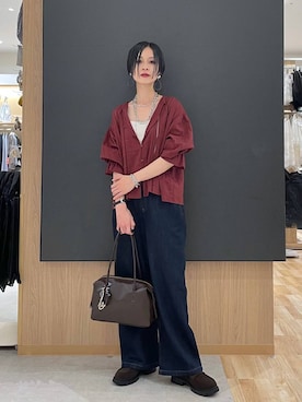 「GLOBAL WORK（グローバルワーク）のアイテム（パンツ）」を使った、るんるんさん（レディース・168cm）の夏コーディネート