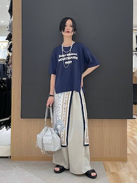 「GLOBAL WORK（グローバルワーク）のアイテム（サンダル）」を使った、るんるんさん（レディース・168cm）の夏コーディネート