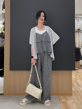 「GLOBAL WORK（グローバルワーク）のアイテム（アクセサリー）」を使った、るんるんさん（レディース・168cm）の夏コーディネート