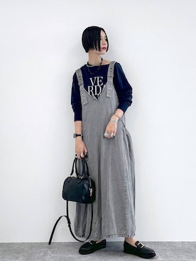 「アイテム（デジタル腕時計）」を使った、るんるんさん（レディース・168cm・30代）の夏コーディネート