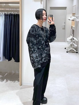 「アイテム（ネックレス）」を使った、るんるんさん（レディース・168cm・30代）の冬コーディネート