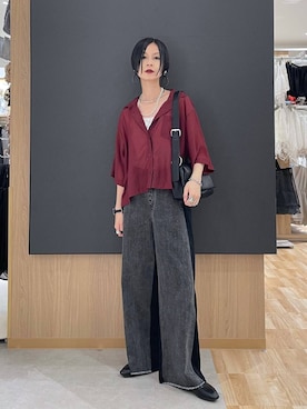 「GLOBAL WORK（グローバルワーク）のアイテム（アクセサリー）」を使った、るんるんさん（レディース・168cm）の夏コーディネート