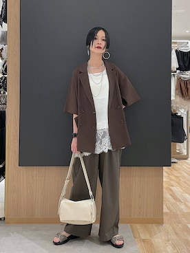 るんるんさん（レディース・168cm）の夏コーディネート