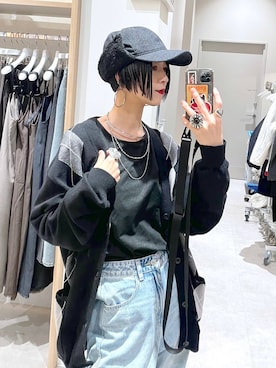 「アイテム（帽子）」を使った、るんるんさん（レディース・168cm・30代）の秋コーディネート