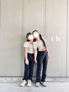 「Bee des Bee（ビーデスビー）のアイテム（パンツ）」を使った、ihiさん（キッズ・128cm）の秋コーディネート