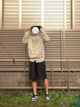 「GUコーデ」｜「アイテム（チノパンツ）」を使った、shun☁️さん（メンズ・176cm）の秋コーディネート
