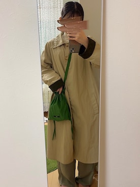 「merry jenny（メリージェニー）のアイテム（トレンチコート）」を使った、Ａｍａｎｅさん（レディース・152cm）の春コーディネート