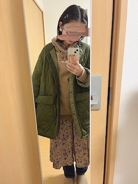 「Ray BEAMS（レイビームス）のアイテム（ブルゾン）」を使った、Ａｍａｎｅさん（レディース・152cm）の冬コーディネート