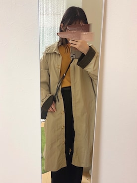 「merry jenny（メリージェニー）のアイテム（トレンチコート）」を使った、Ａｍａｎｅさん（レディース・152cm）の春コーディネート