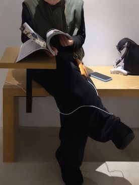 「SUBU（スブ）のアイテム」を使った、Ⓜ️さん（レディース・155cm）の春コーディネート