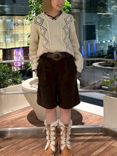 ジャージータックショートパンツ