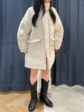 「cepo（セポ）のアイテム（ジャケット/アウター）」を使った、cepo公式さん（レディース・158cm）の冬コーディネート