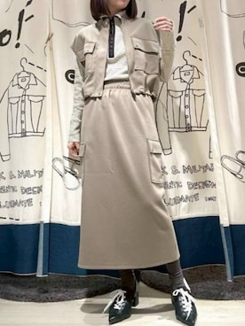 cepo公式さん（レディース・163cm）の春コーディネート