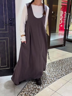「cepo.」｜「アイテム（ワンピース/ドレス）」を使った、cepo公式さん（レディース・155cm）の春コーディネート