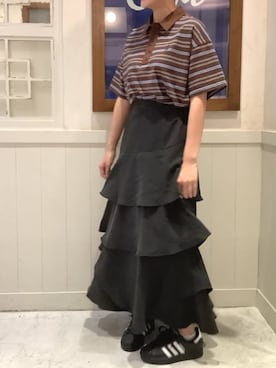 「刺繍」｜cepo公式さん（レディース・163cm）の夏コーディネート