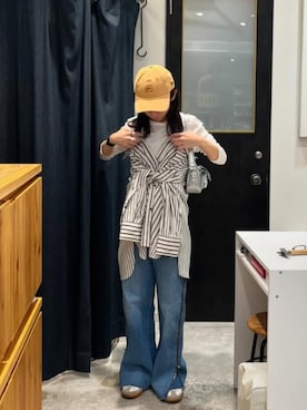 「cepo（セポ）のアイテム（バッグ）」を使った、cepo公式さん（レディース・152cm）の冬コーディネート