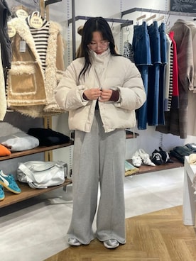 「cepo（セポ）のアイテム（ジャケット/アウター）」を使った、cepo公式さん（レディース・158cm）の冬コーディネート