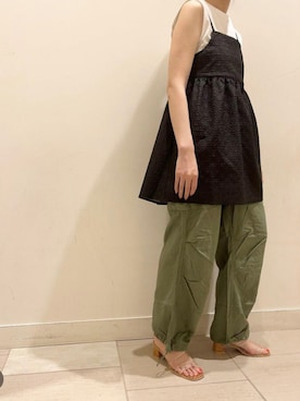 「cepo（セポ）のアイテム（チュニック）」を使った、cepo公式さん（レディース・160cm）の夏コーディネート