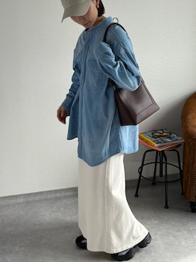 「cepo（セポ）のアイテム（バッグ）」を使った、cepo公式さん（レディース・158cm）の春コーディネート