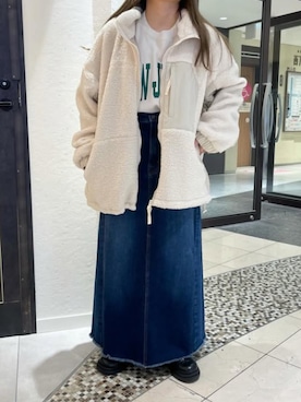 「cepo（セポ）のアイテム（ブルゾン）」を使った、cepo公式さん（レディース・155cm）の秋コーディネート