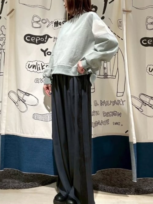 ピンタックレースパンツ