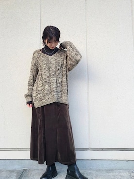 cepo公式さん（レディース・162cm）の冬コーディネート