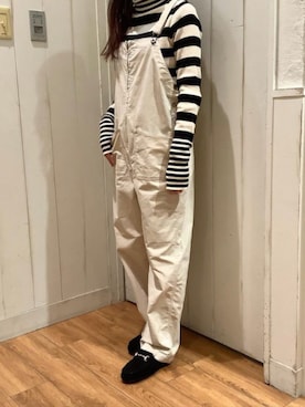 「cepo（セポ）のアイテム（オールインワン・サロペット）」を使った、cepo公式さん（レディース・160cm）の秋コーディネート