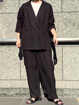 「cepo（セポ）のアイテム（ジャケット/アウター）」を使った、cepo公式さん（レディース・160cm）の夏コーディネート