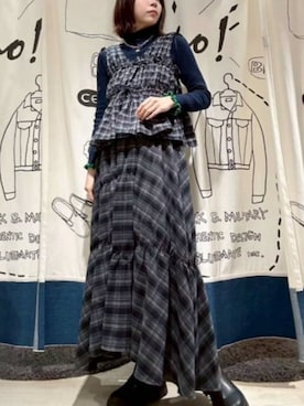 「cepo（セポ）のアイテム」を使った、cepo公式さん（レディース・163cm）の冬コーディネート