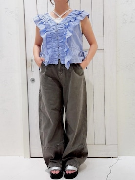 cepo公式さん（レディース・154cm）の夏コーディネート