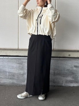 「cepo（セポ）のアイテム（ブルゾン）」を使った、cepo公式さん（レディース・152cm）の冬コーディネート