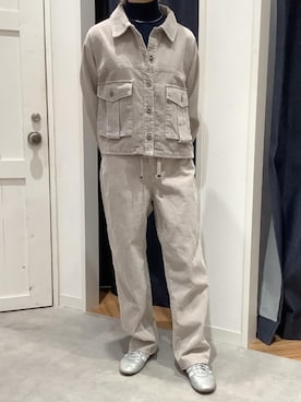 「アイテム（ブルゾン）」を使った、cepo公式さん（レディース・154cm）の秋コーディネート