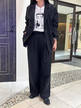 「cepo（セポ）のアイテム（ジャケット/アウター）」を使った、cepo公式さん（レディース・158cm）の冬コーディネート