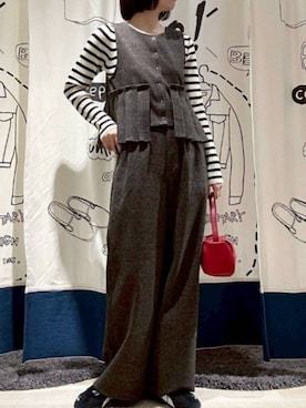 「cepo（セポ）のアイテム」を使った、cepo公式さん（レディース・163cm）の秋コーディネート