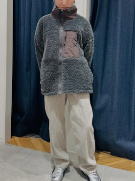 「アイテム（チノパンツ）」を使った、cepo公式さん（レディース・156cm）の秋コーディネート