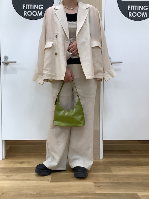 cepoのフェイクレザーワンハンドルショルダーバッグを使ったコーディネート（ZOZOTOWN Yahoo!店）