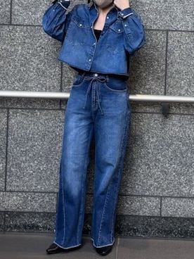 「cepo（セポ）のアイテム」を使った、cepo公式さん（レディース・160cm）の秋コーディネート