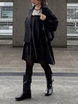 「cepo（セポ）のアイテム」を使った、cepo公式さん（レディース・163cm）の冬コーディネート